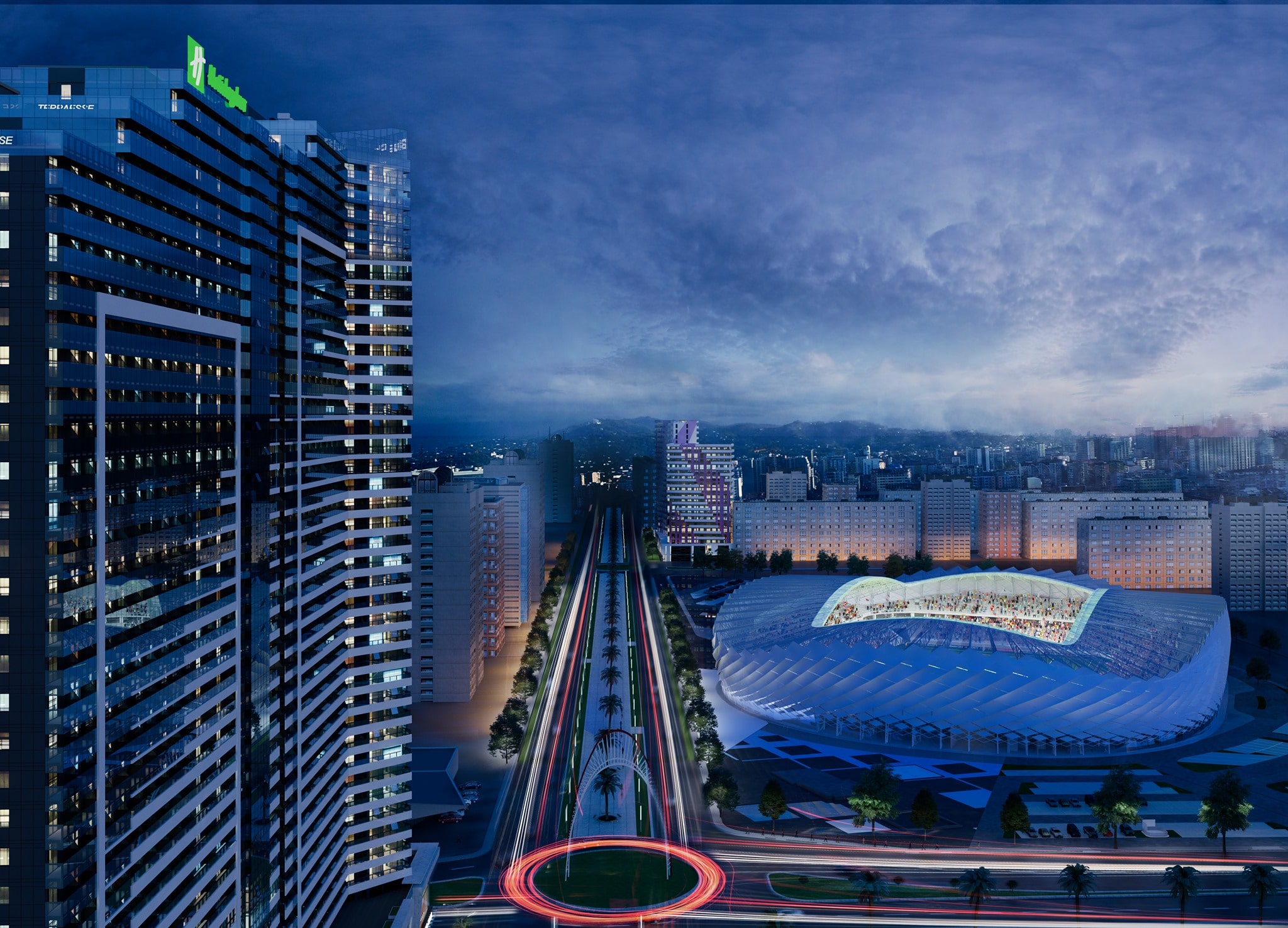 Bly Sky Tower-exterier